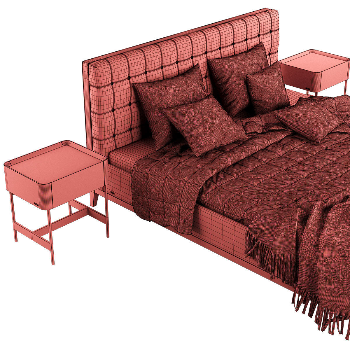 Bond Bed 3D model_4