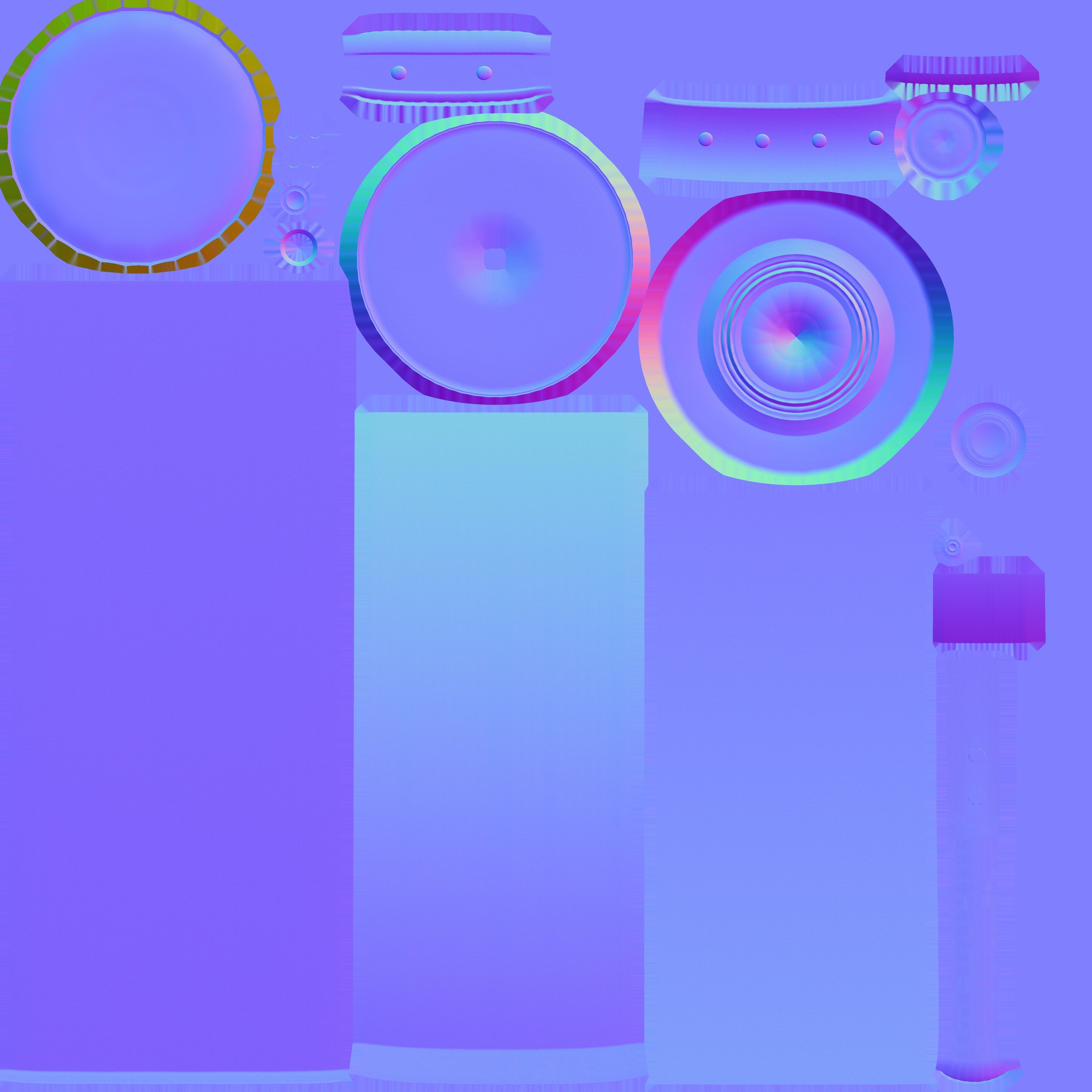 Street Light -7- Moss Green Version -1 Lamp- Low-poly 3D model_103