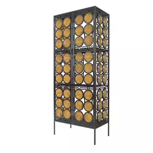 Christophe Come Honey Silver Cabinet 3D model
