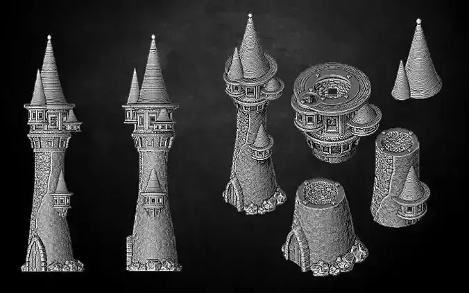 Heresylab - Fantasy Tower High Elves or Empire WIzard