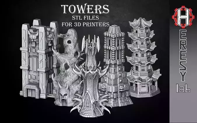 Heresylab - Fantasy Towers Set of 6
