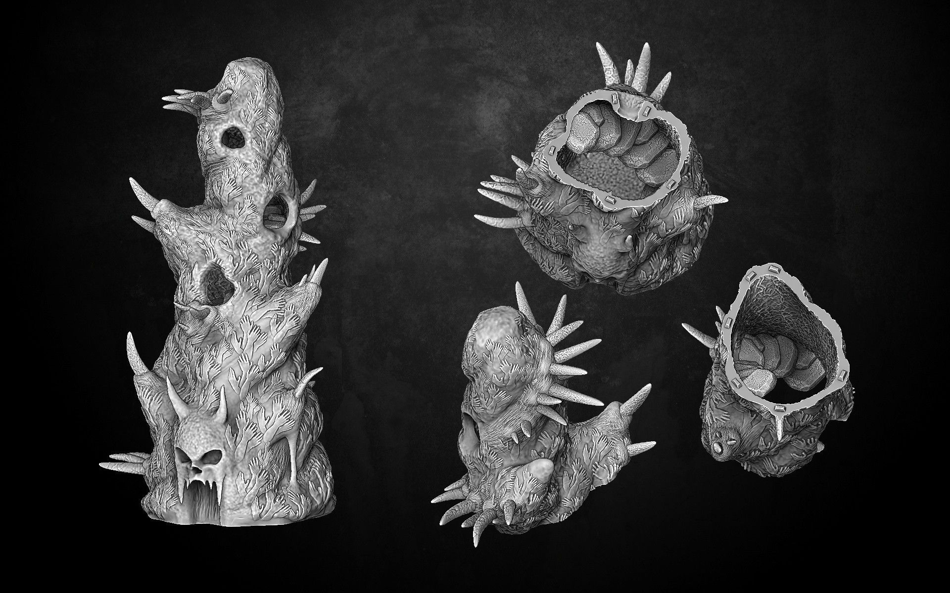 Heresylab - Fantasy Towers Set of 6 3D print model_2