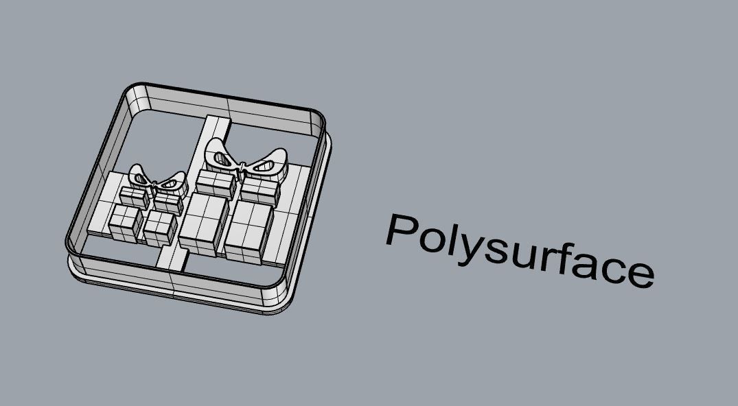 Gifts cookie cutter 3D print model_3