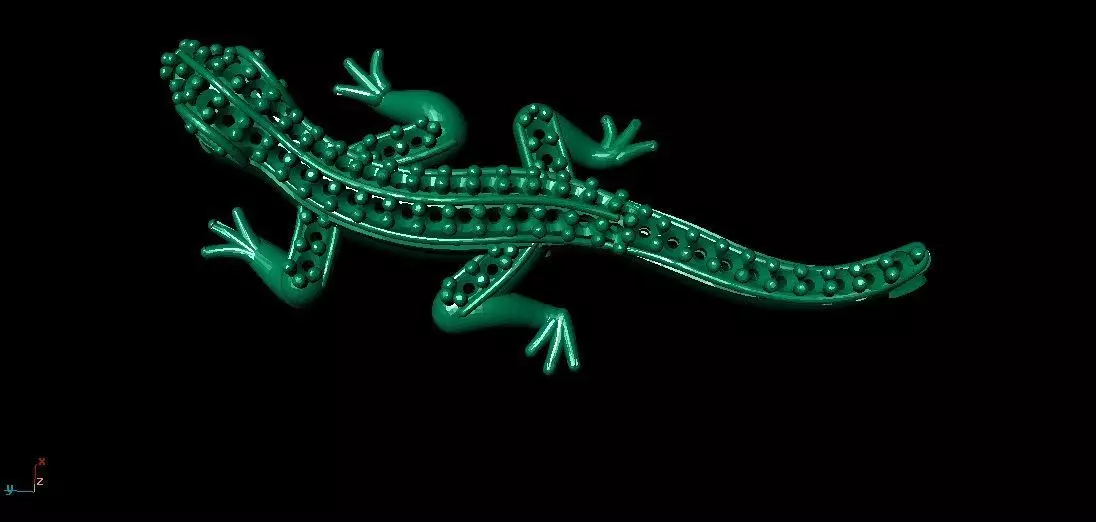 CHAMELEON NECKLACES 3D print model