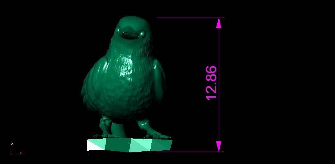PIGEON BIRD 3D print model_4