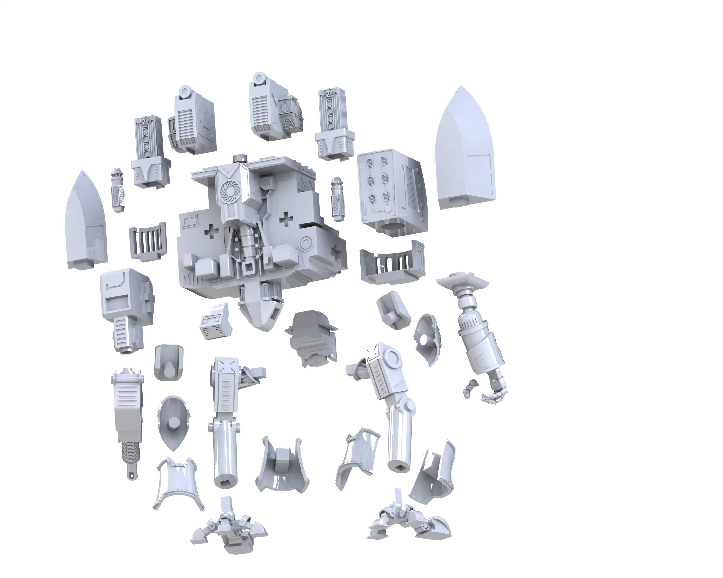 Heresylab - Imperial Titan 3D print model_1