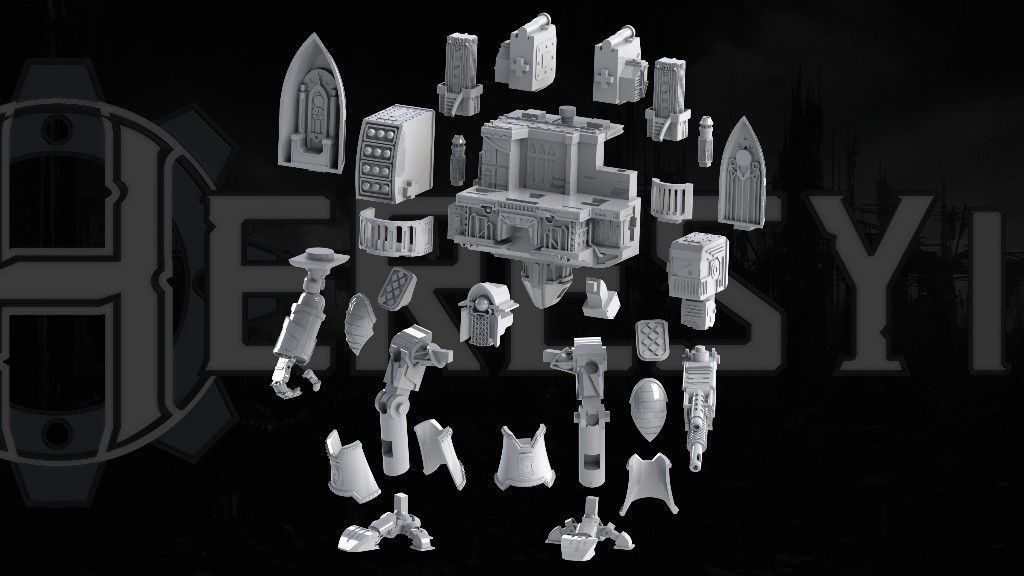 Heresylab - Imperial Titan 3D print model_4