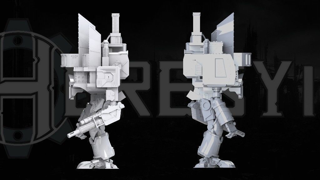 Heresylab - Imperial Titan 3D print model_3