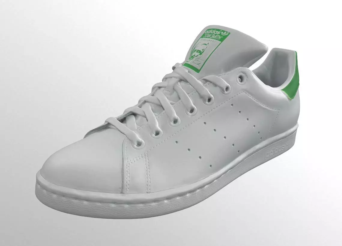 Adidas Originals Stan Smith sneaker Low-poly 3D model