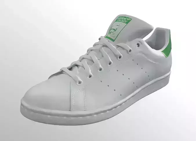 Adidas Originals Stan Smith sneaker Low-poly 3D model