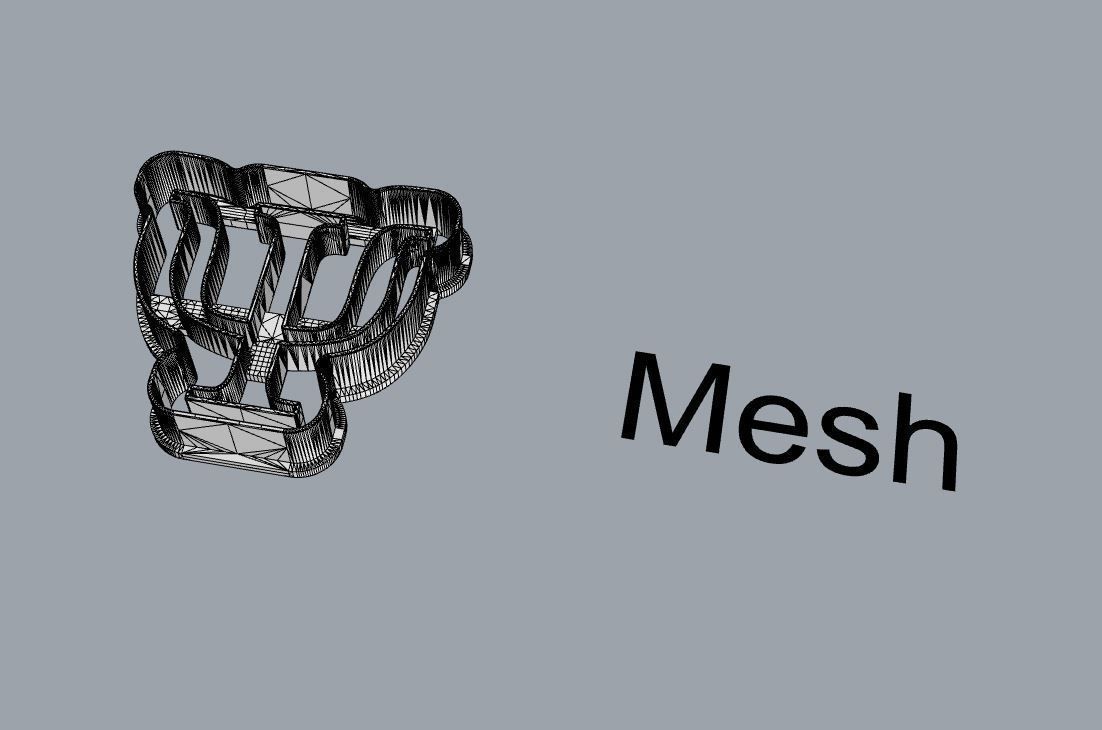 Psi cookie cutter 3D print model_2