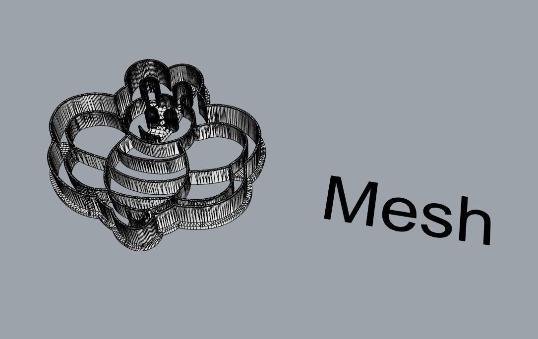 Bee cookie cutter 3D print model_2