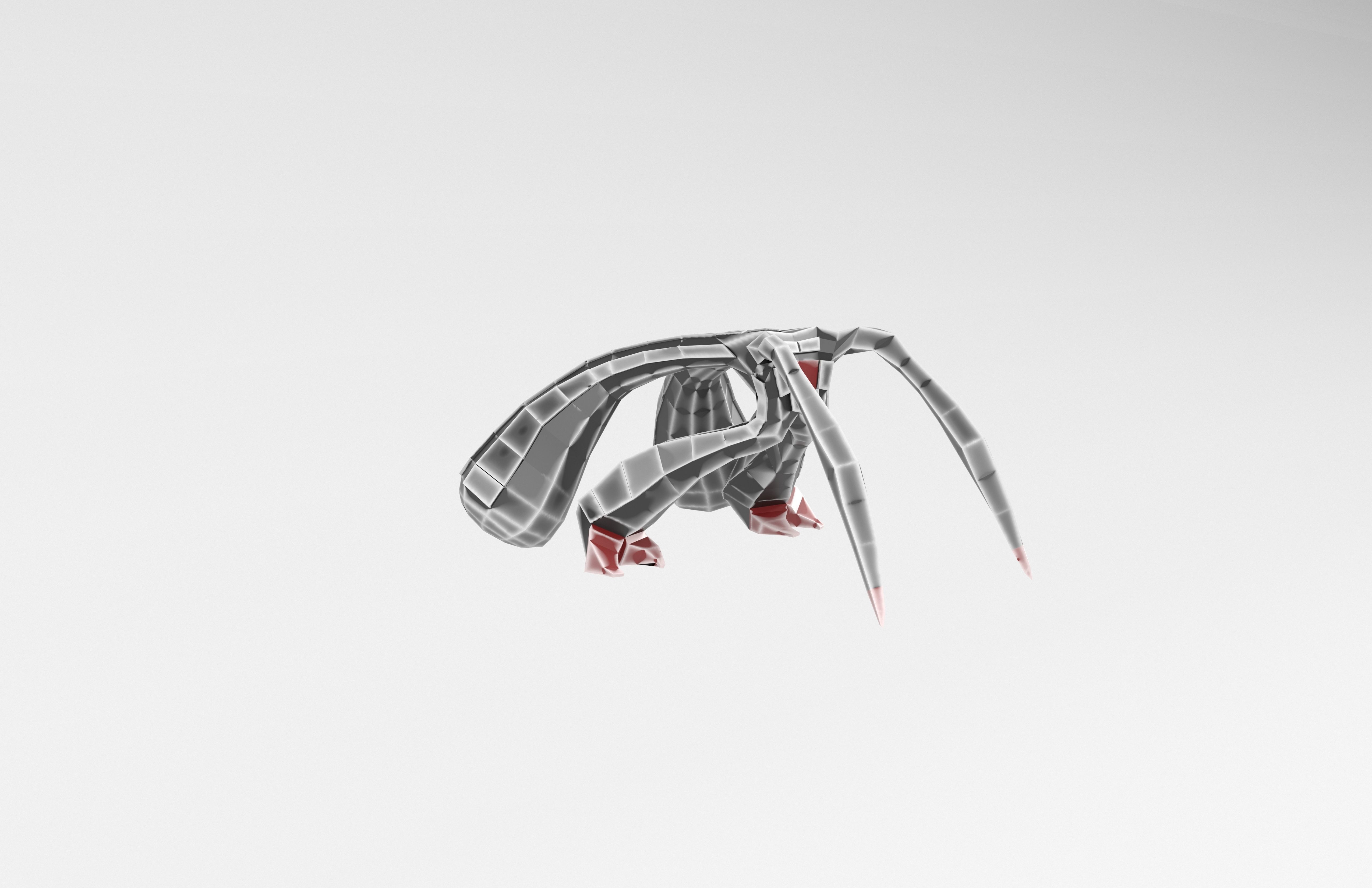 Aliens v1 004 Low-poly 3D model_4