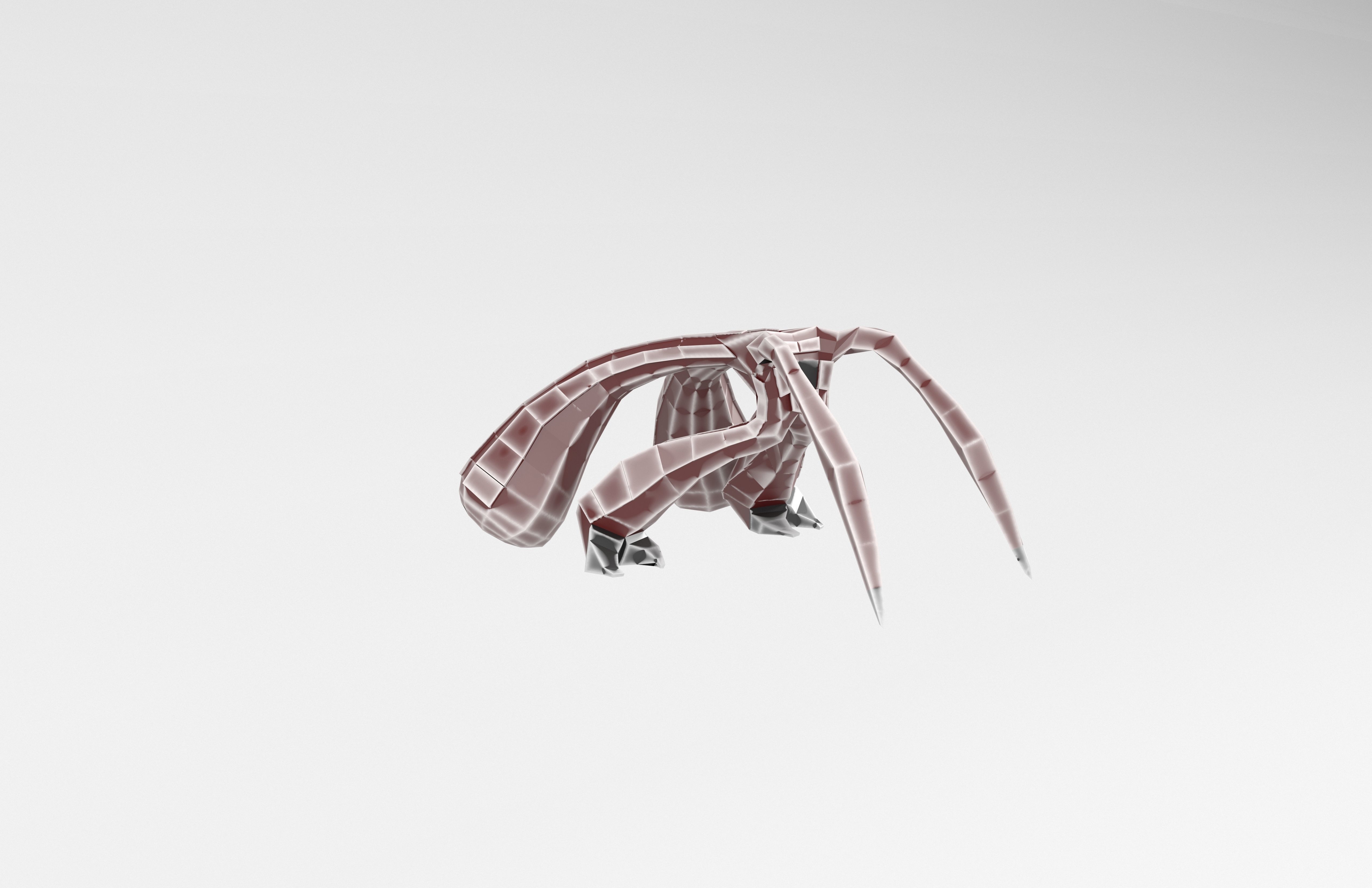 Aliens v1 005 Low-poly 3D model_4