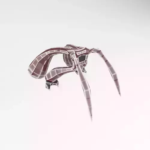 Aliens v1 005 Low-poly 3D model
