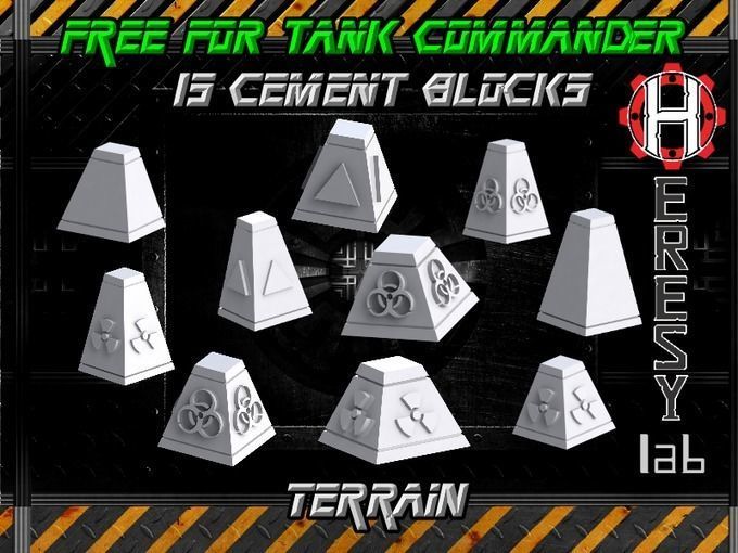 Heresylab - COnstruction Site SciFi Terrain set - 148 models 3D print model_4