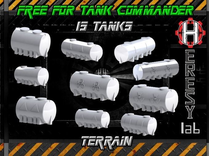 Heresylab - COnstruction Site SciFi Terrain set - 148 models 3D print model_13