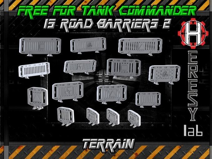 Heresylab - COnstruction Site SciFi Terrain set - 148 models 3D print model_9