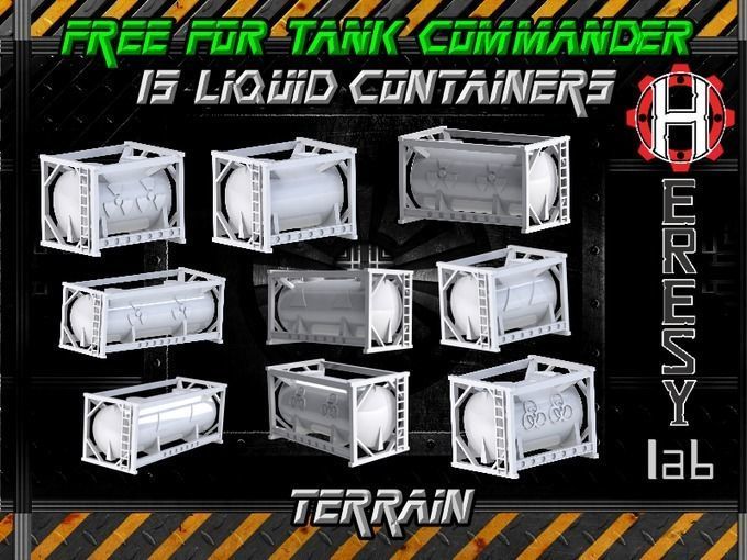 Heresylab - COnstruction Site SciFi Terrain set - 148 models 3D print model_3