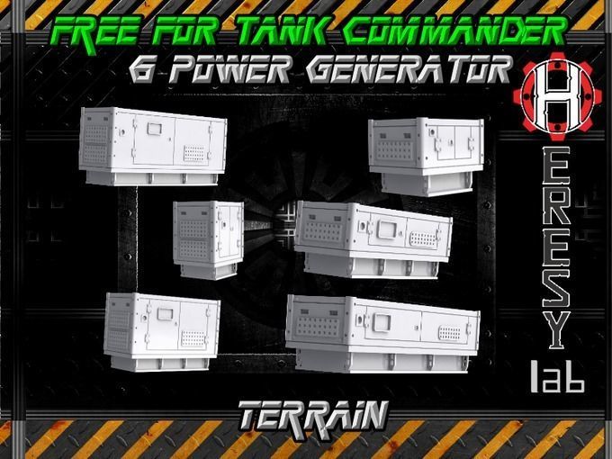 Heresylab - COnstruction Site SciFi Terrain set - 148 models 3D print model_15