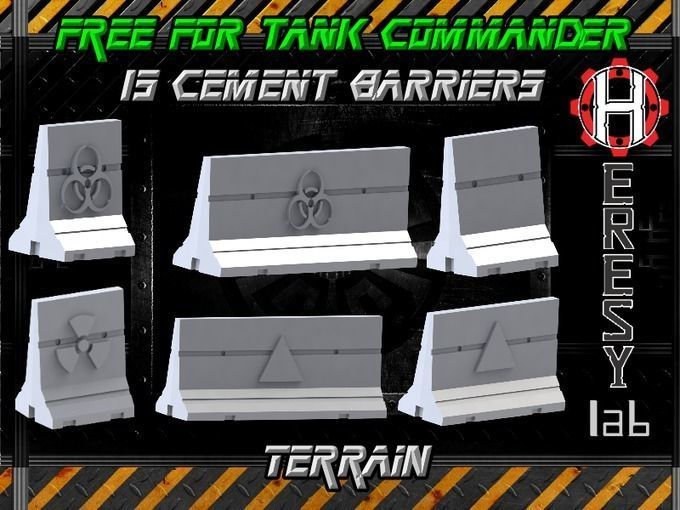 Heresylab - COnstruction Site SciFi Terrain set - 148 models 3D print model_10