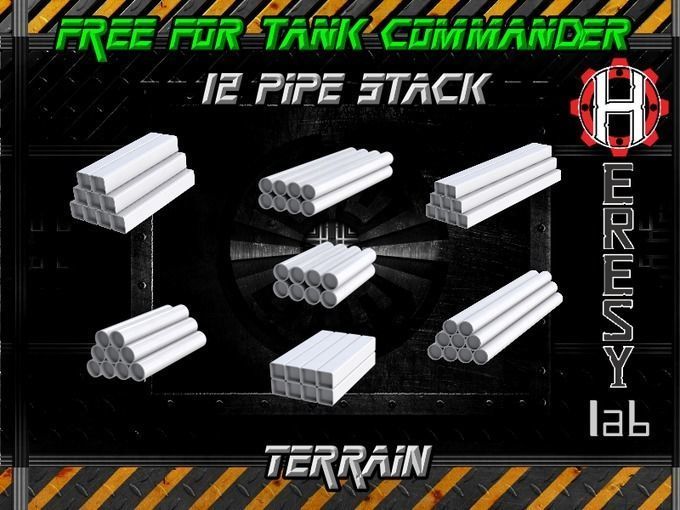 Heresylab - COnstruction Site SciFi Terrain set - 148 models 3D print model_17