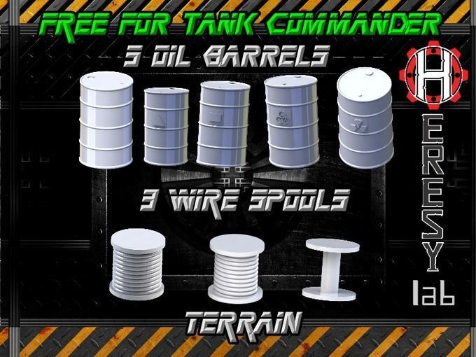 Heresylab - COnstruction Site SciFi Terrain set - 148 models 3D print model_14