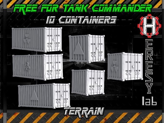 Heresylab - COnstruction Site SciFi Terrain set - 148 models 3D print model_7