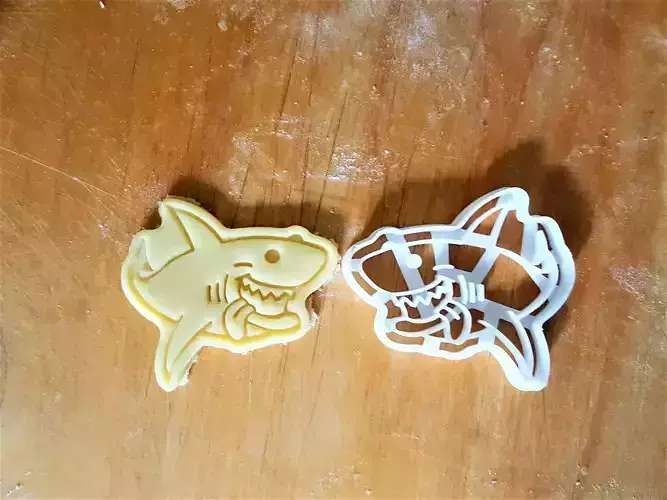 Shark cookie cutter