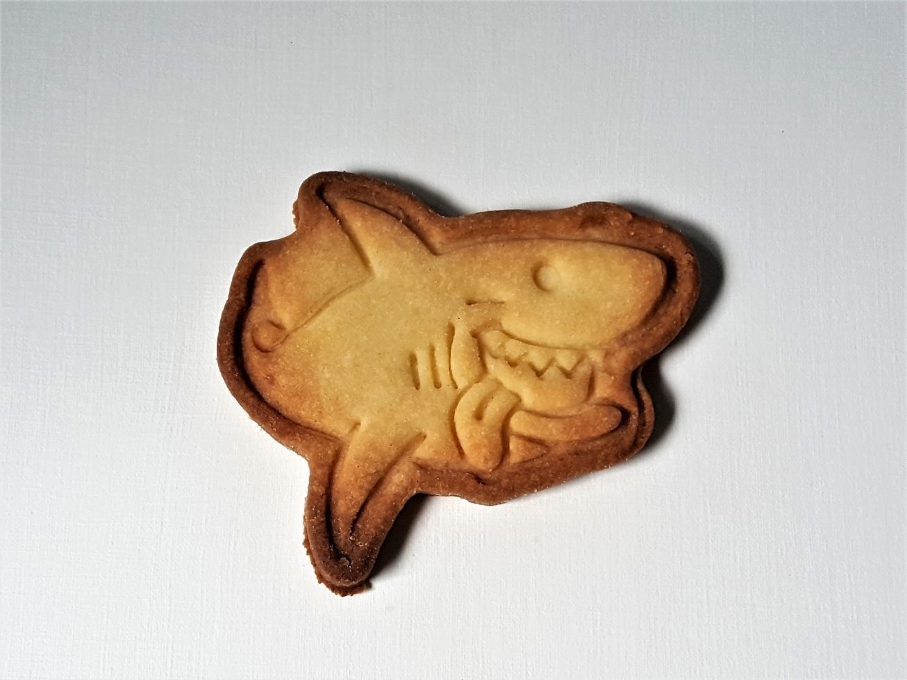 Shark cookie cutter 3D print model_1