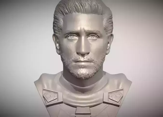 Mysterio Jake Gyllenhaal bust 3D printing ready stl obj formats 3D print model