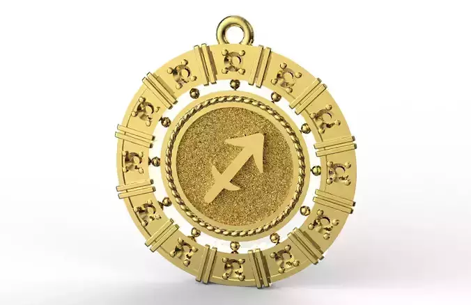 Sagitarius zodiac pendant 