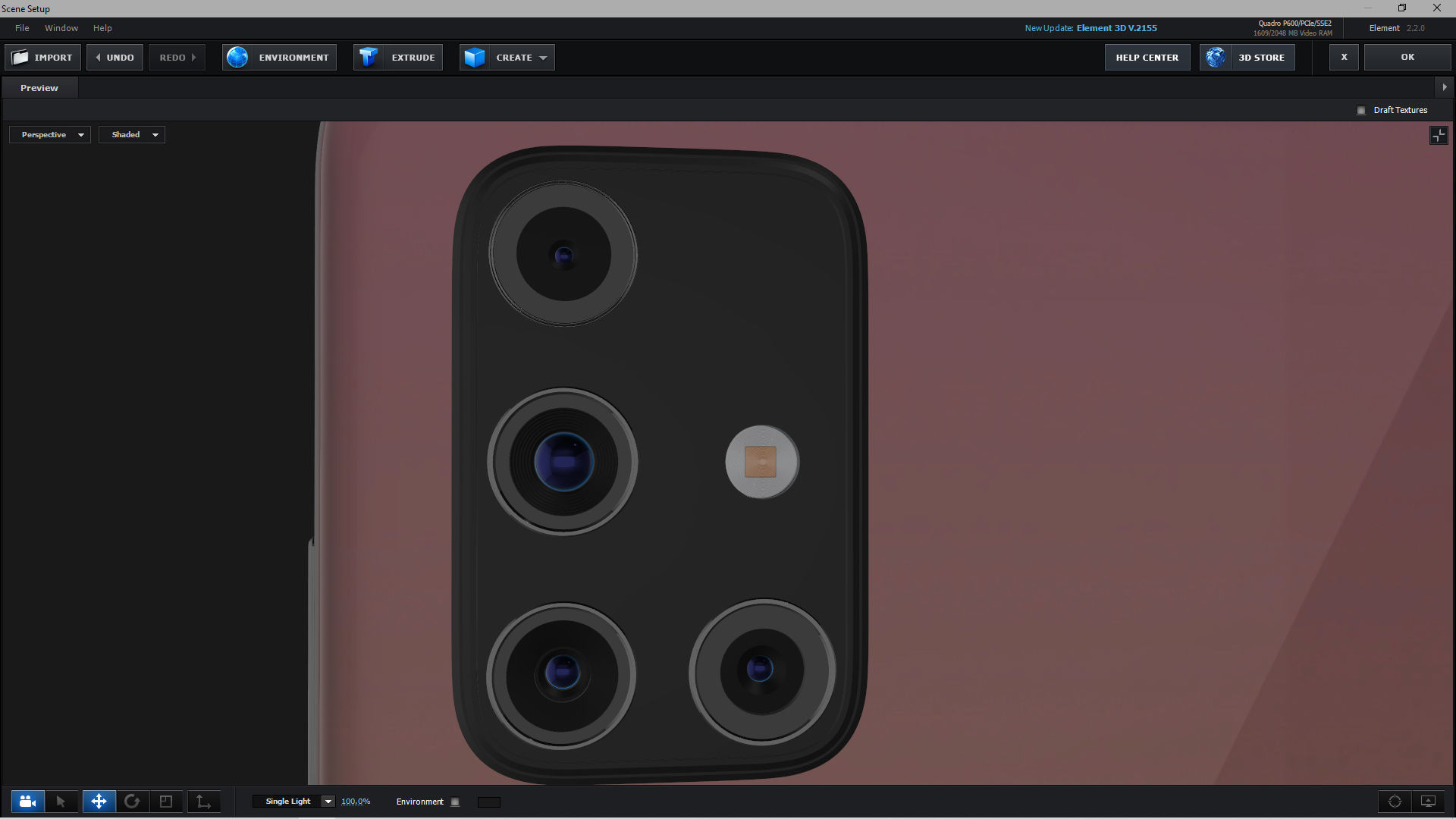 E3D - Samsung Galaxy A51 Prism Crush Pink 3D model_4