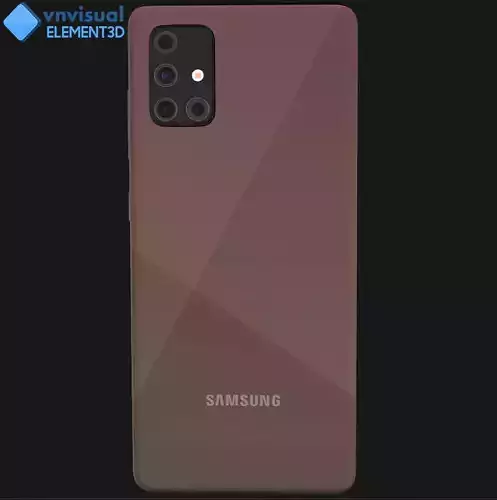 E3D - Samsung Galaxy A51 Prism Crush Pink 3D model