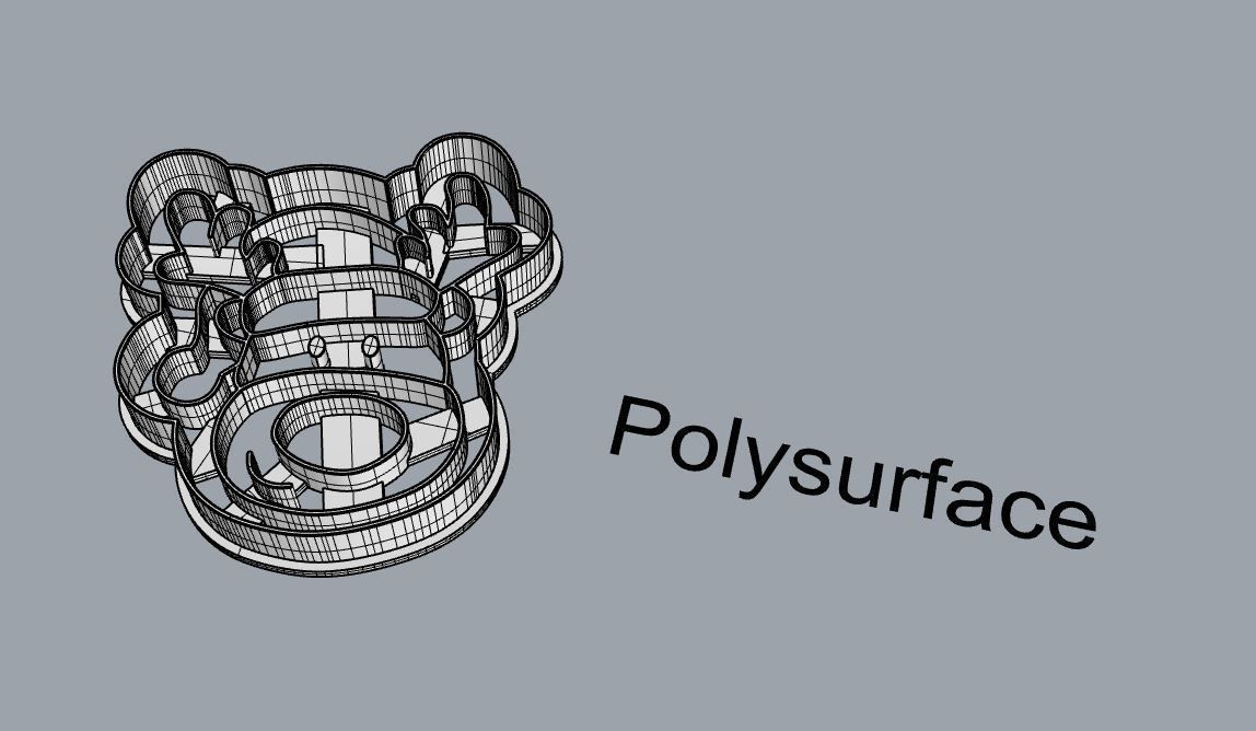 Reindeer cookie cutter 3D print model_3