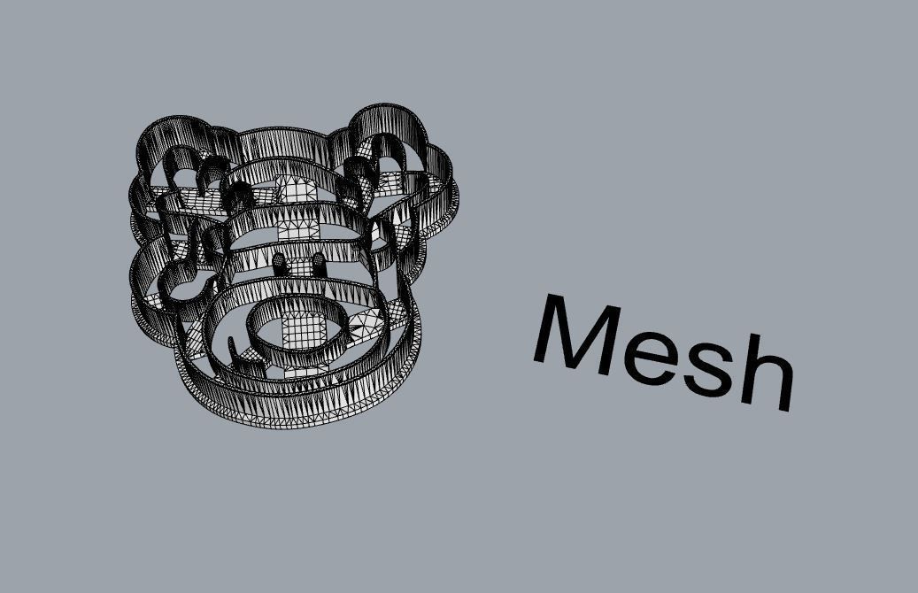 Reindeer cookie cutter 3D print model_2