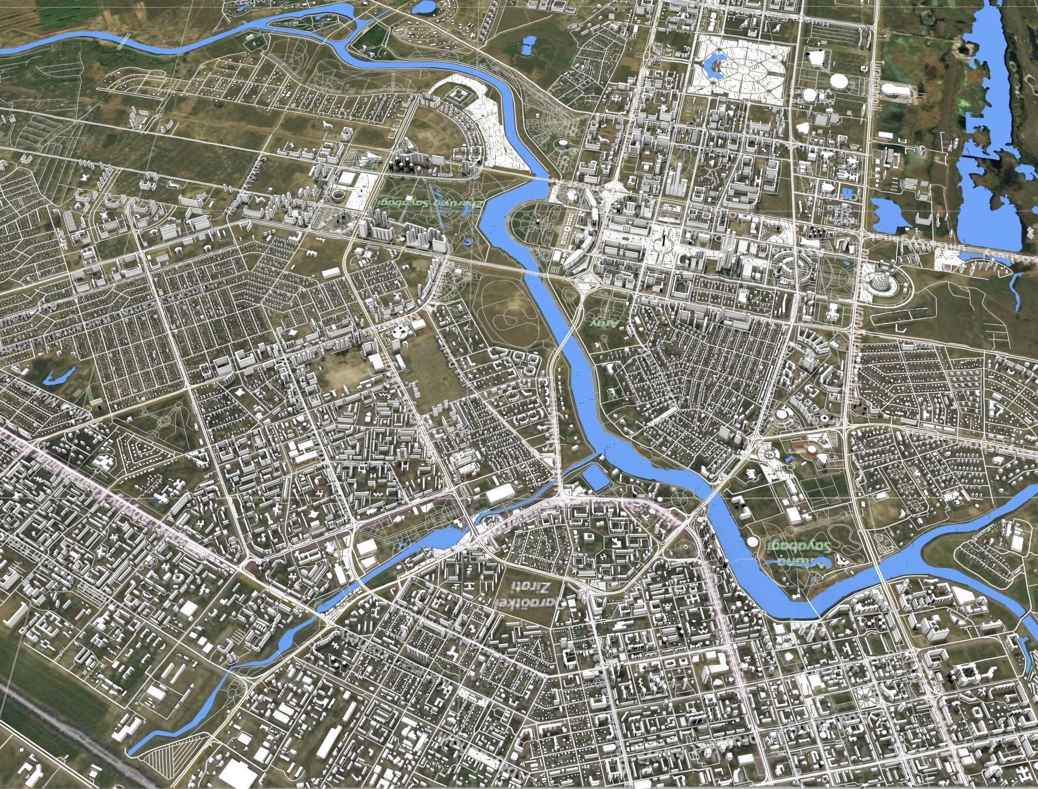 Astana Nur-Sultan Kazakhstan 3D model_3