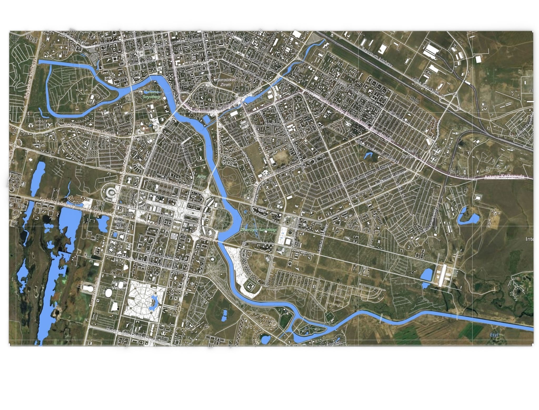 Astana Nur-Sultan Kazakhstan 3D model_4