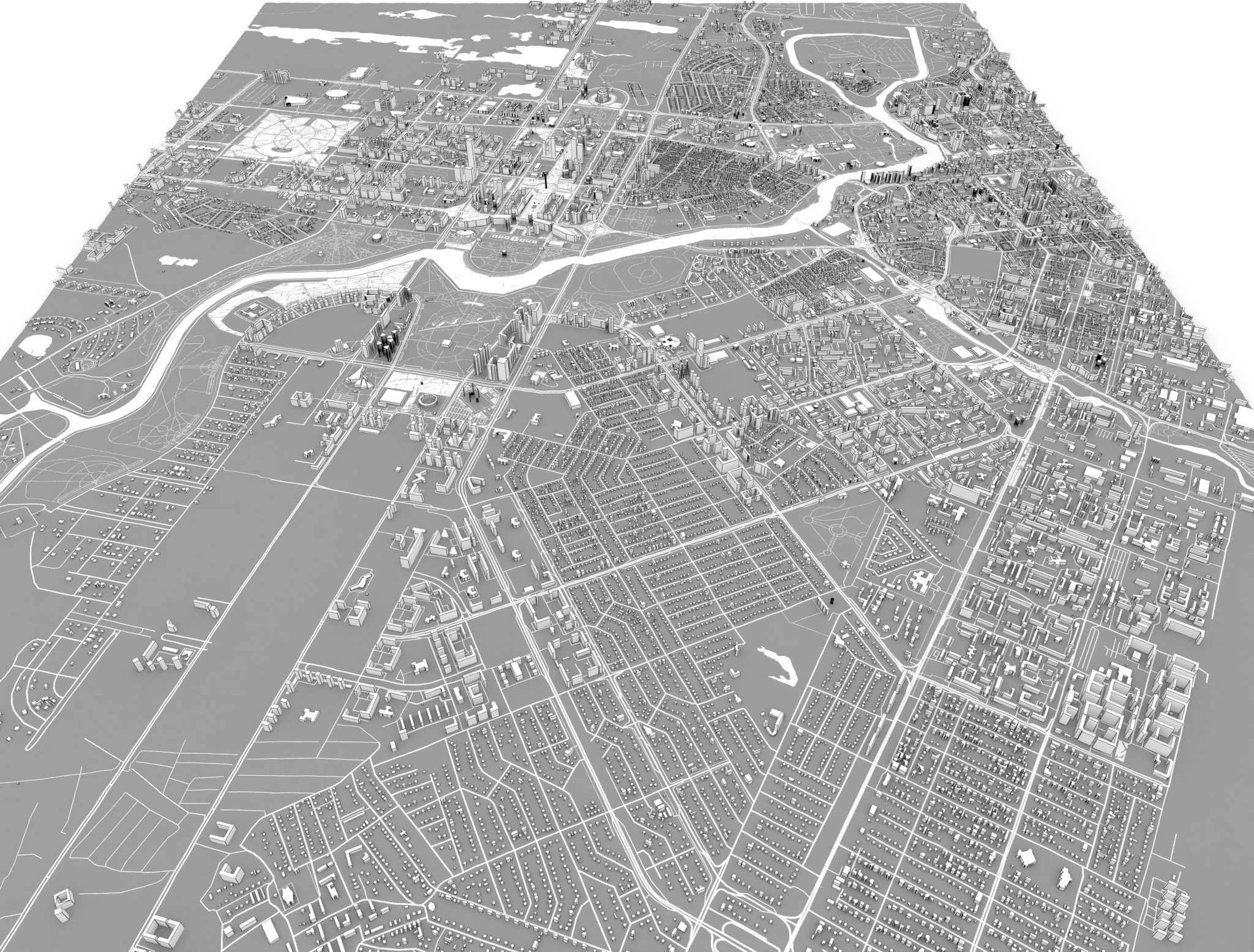 Astana Nur-Sultan Kazakhstan 3D model_9