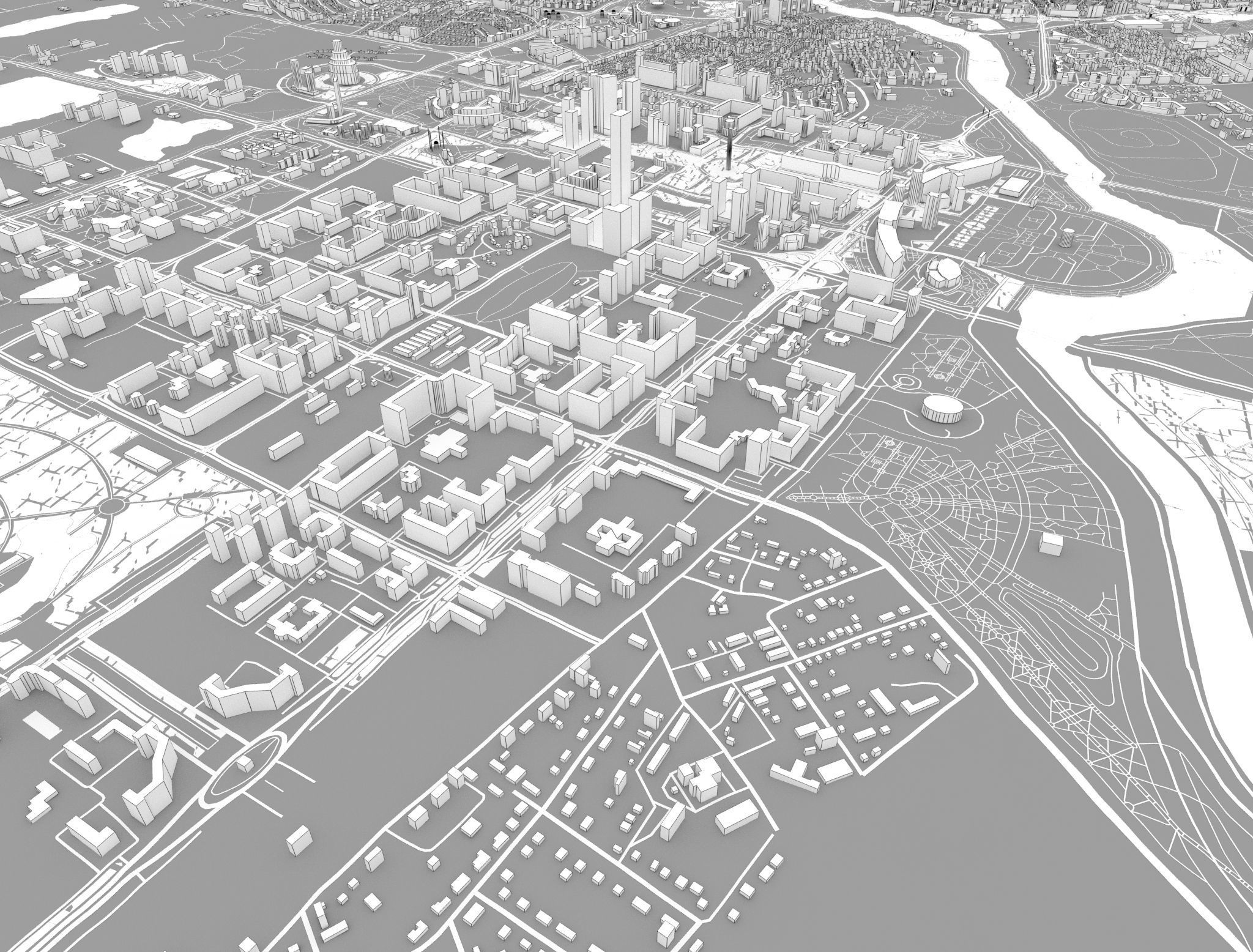 Astana Nur-Sultan Kazakhstan 3D model_15