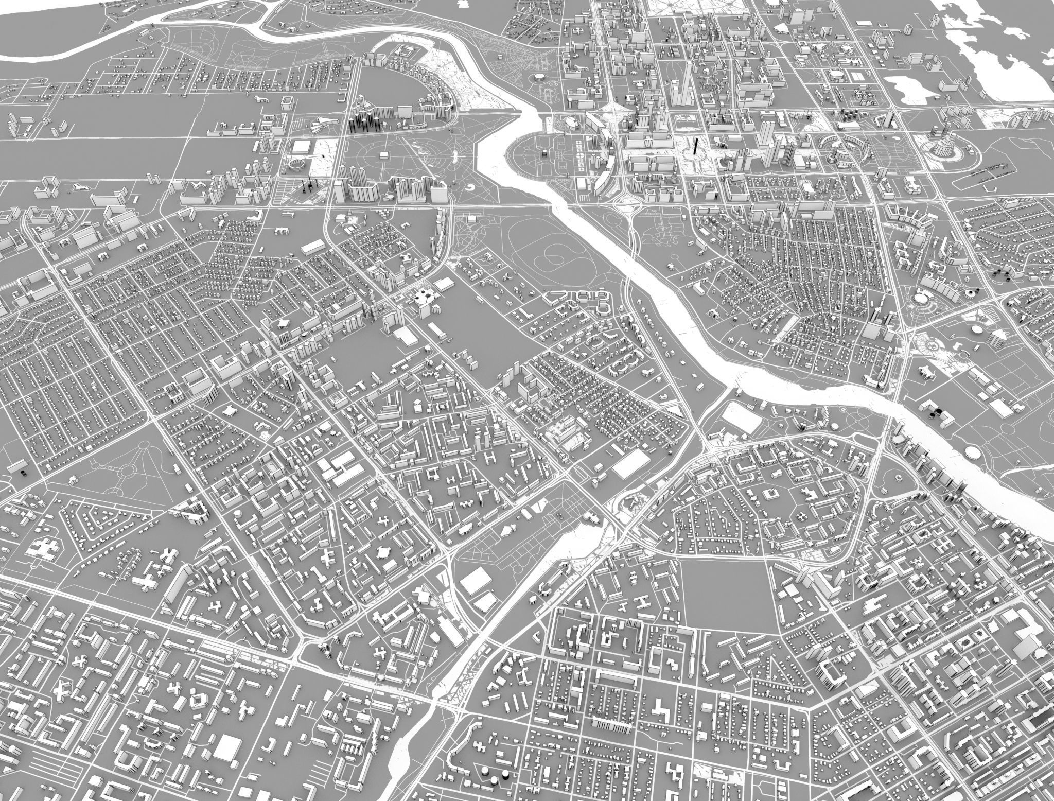 Astana Nur-Sultan Kazakhstan 3D model_12