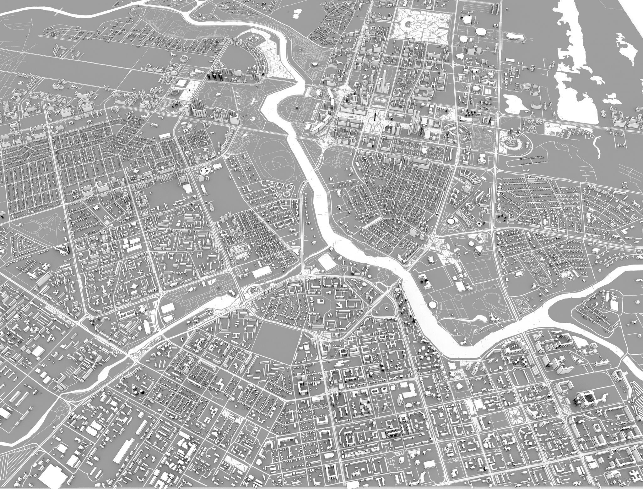 Astana Nur-Sultan Kazakhstan 3D model_8