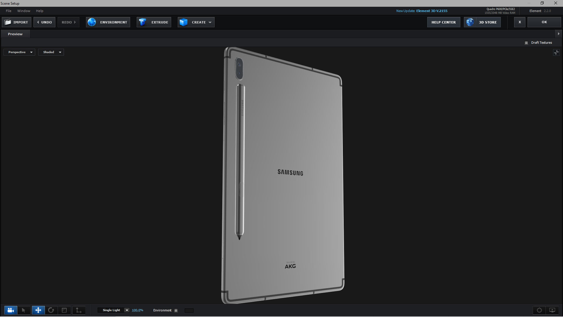 E3D - Samsung Galaxy Tab S6 3D model_2