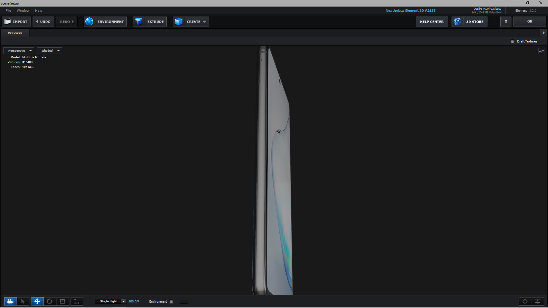 E3D - Samsung Galaxy Note 10 Lite Aura Black 3D model_5