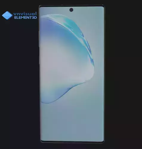 E3D - Samsung Galaxy Note 10 Plus Aura Blue 3D model