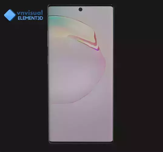 E3D - Samsung Galaxy Note 10 Plus Aura White 3D model