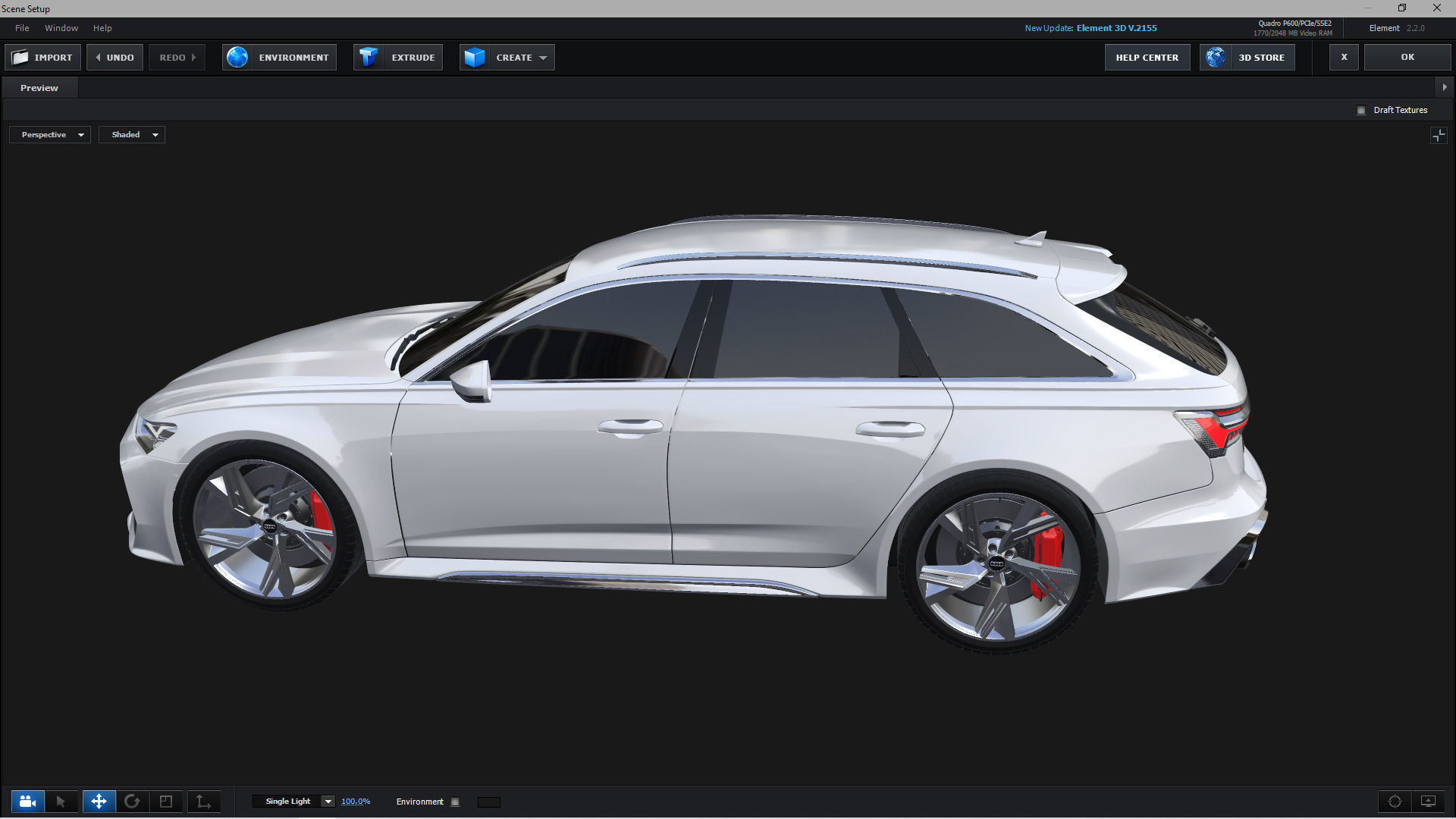 E3D - 2020 Audi RS6 Avant 3D model_1
