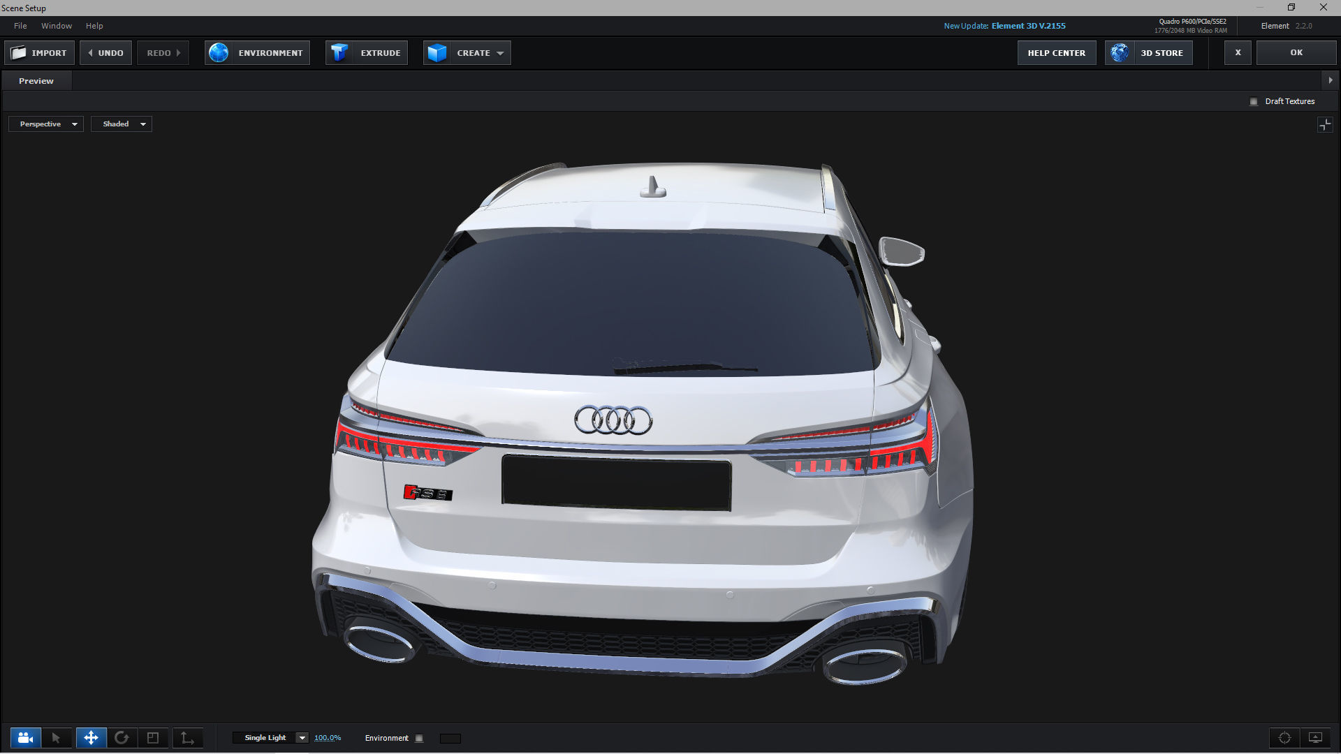 E3D - 2020 Audi RS6 Avant 3D model_3