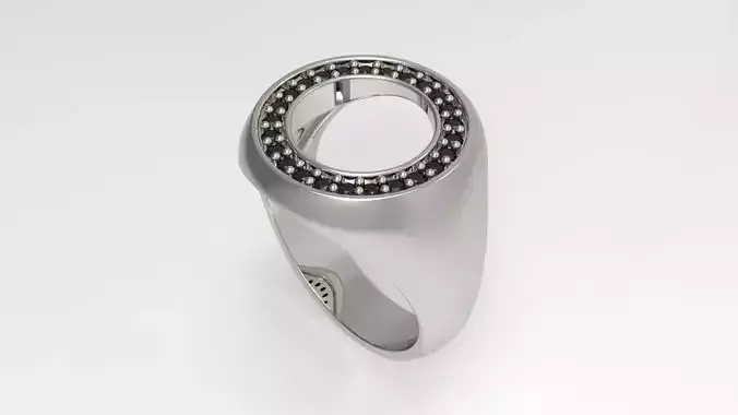 Round spinel Open Queen Rings With Stone in Us Sizes