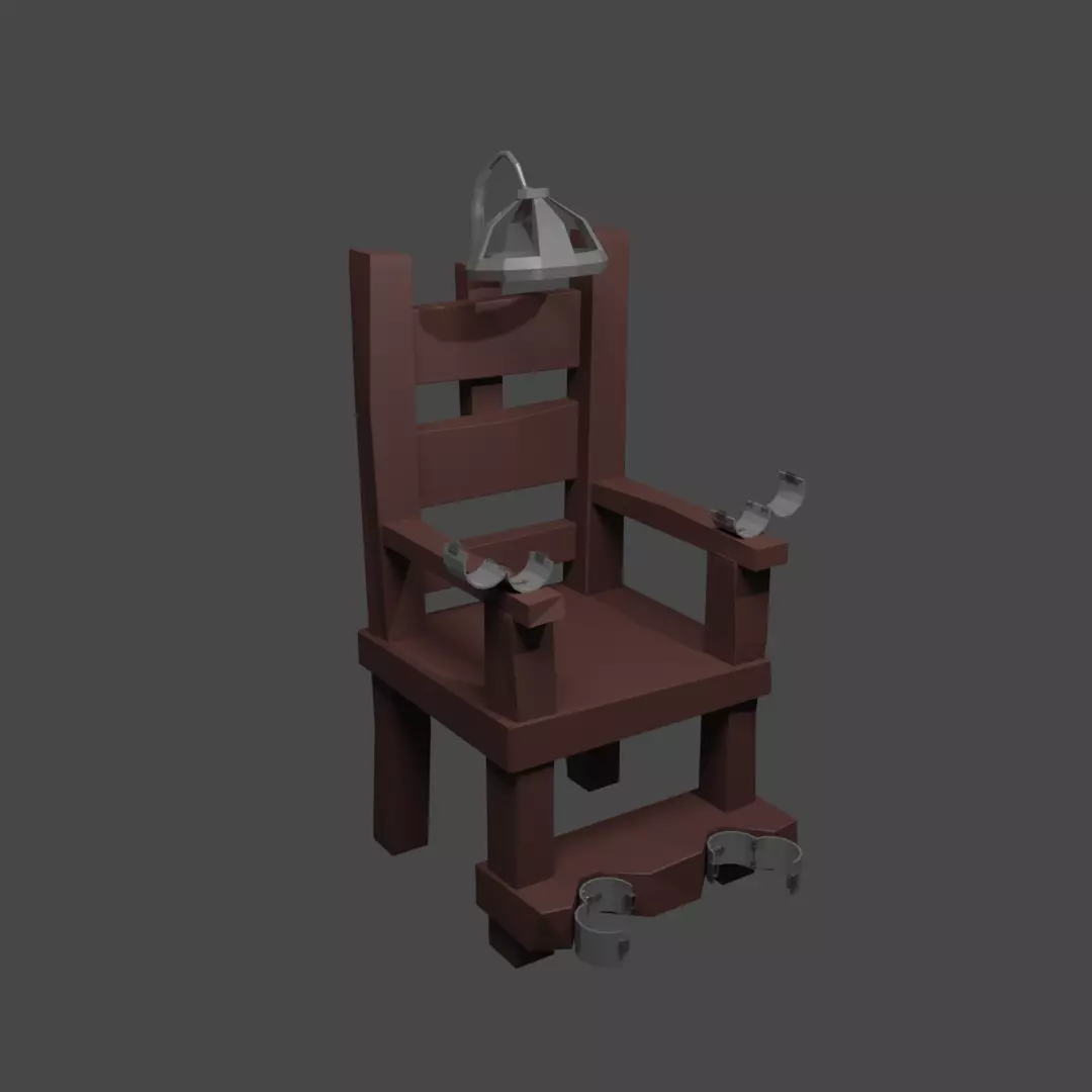 Torture chair 3D model_0